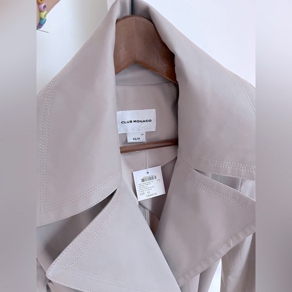 NWT Classic Club Monaco Mahssa Trench - Picture 2 of 6